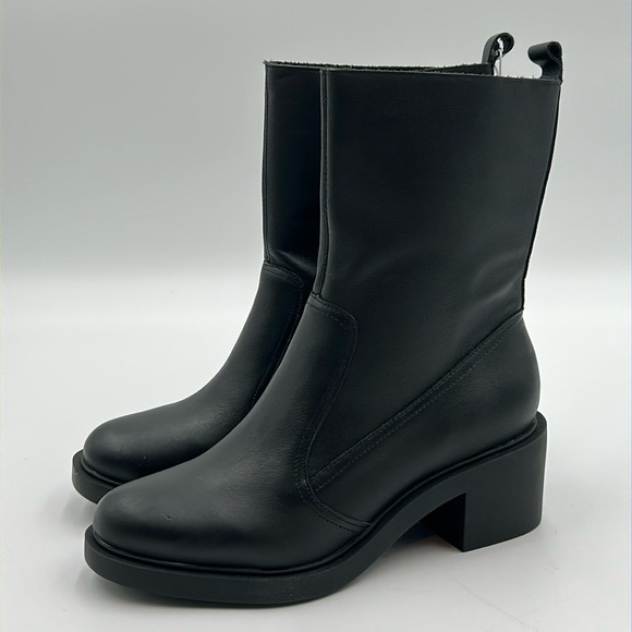 2118- André Assous Leather Ankle Boots Water Resistant Size 9.5 NWT - Picture 2 of 11